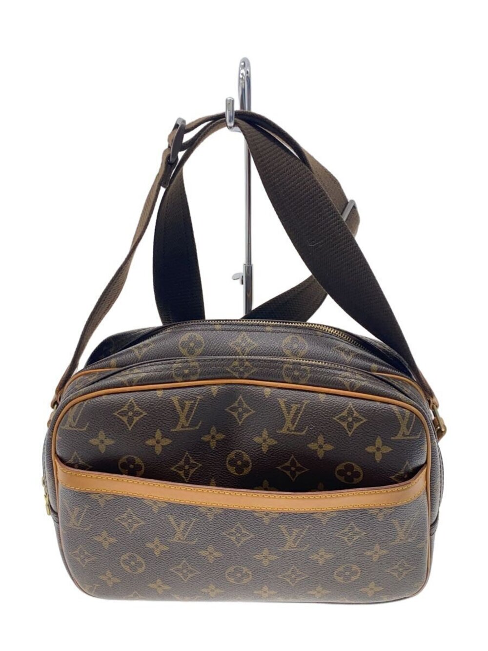 LOUIS VUITTON Reporter Monogram Canvas Brown